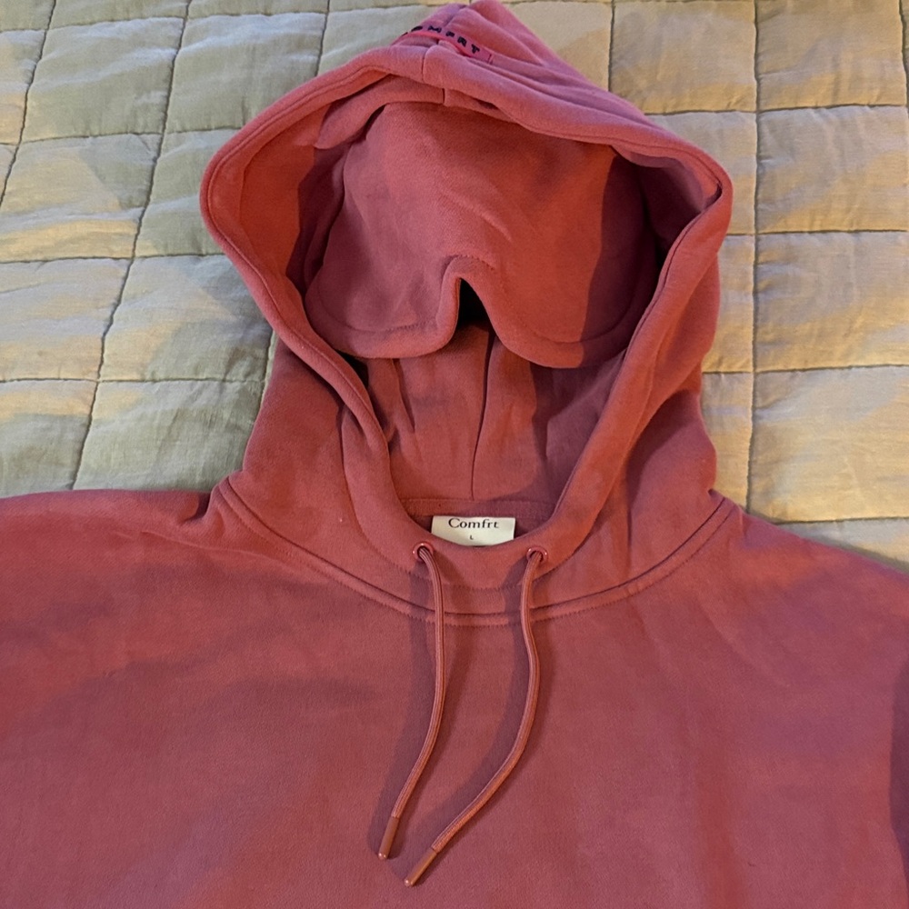 Comfrt Airplane Mode Travel Set Berry Limited Edition SOLD OUT Hoodie + Sweats L - Picture 3 of 8
